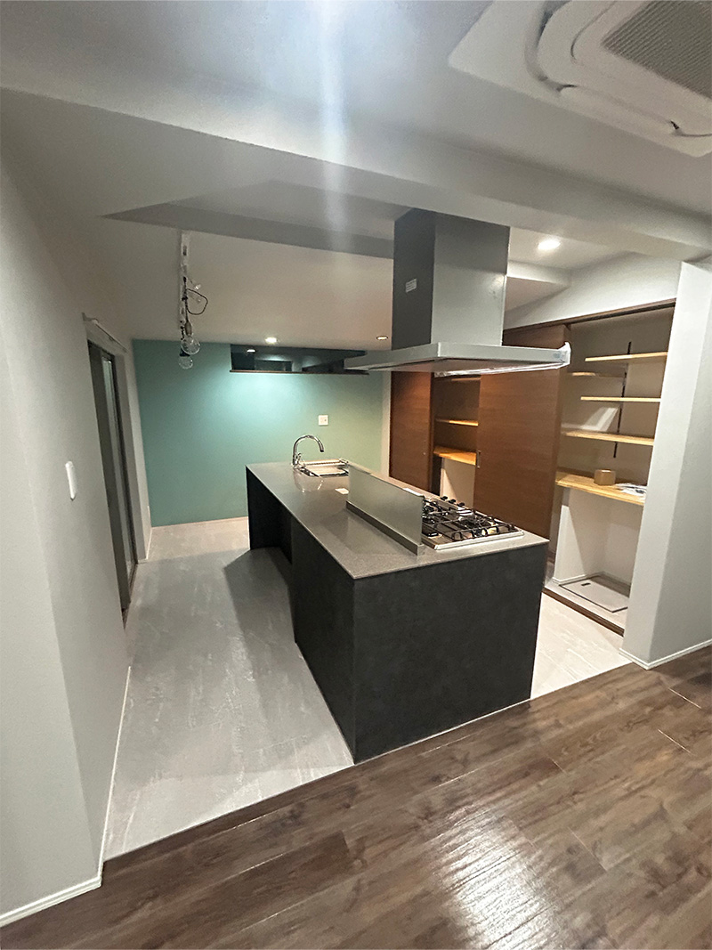 松本様邸キッチン